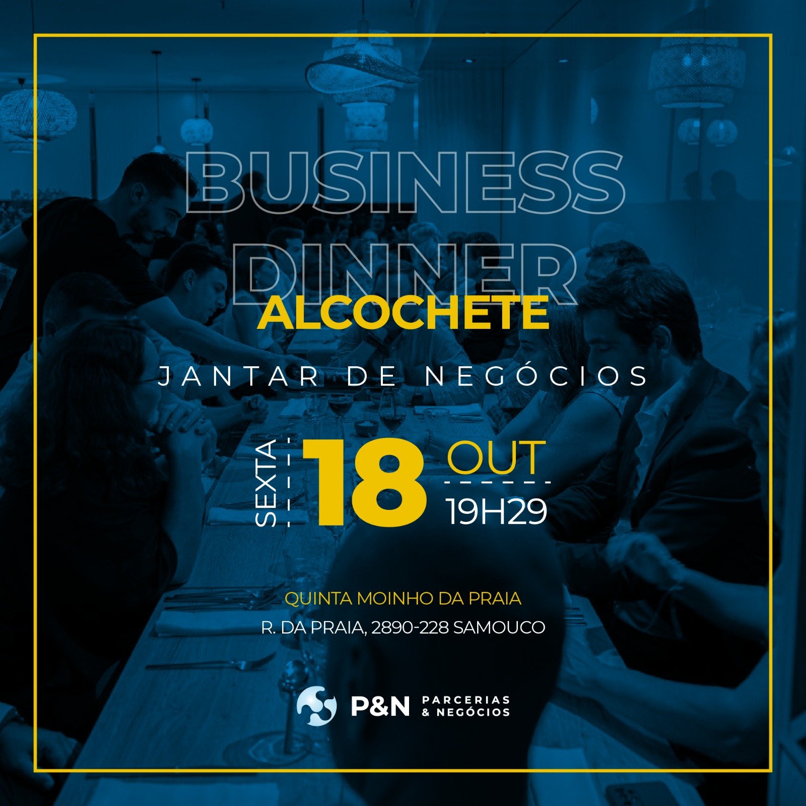 Business Dinner em Alcochete: Oportunidades de Parcerias e Negócios para Empresários