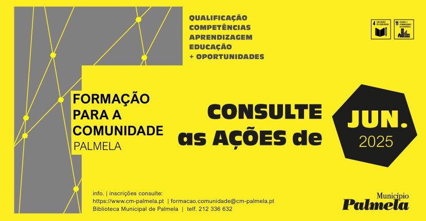 Imagem: Divulgação - Palmela promove cinco acções de formação comunitária em junho para reforçar competências e bem-estar