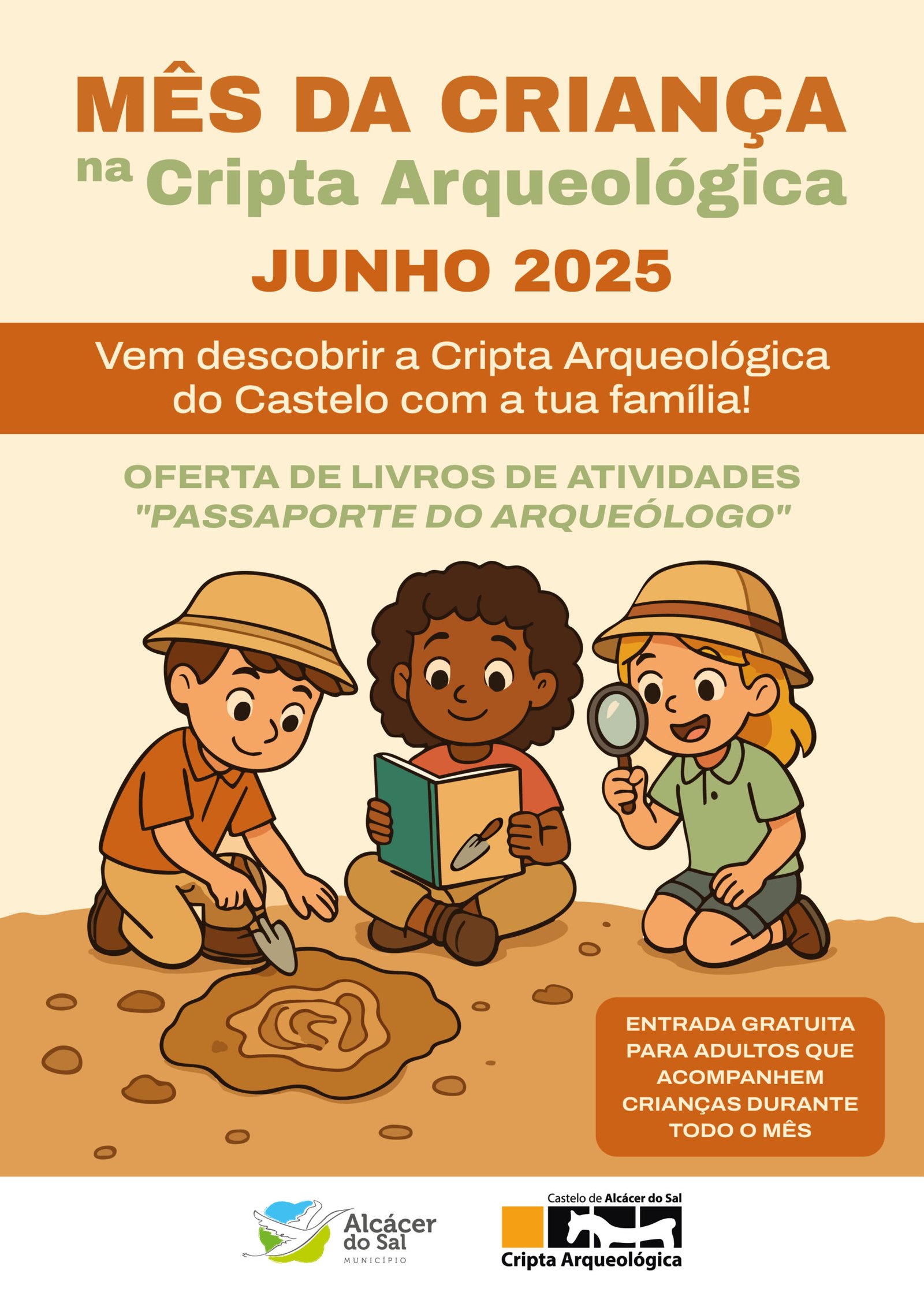 Imagem: Divulgação - Mais de 30 dias dedicados às famílias com o Mês da Criança na Cripta Arqueológica de Alcácer do Sal