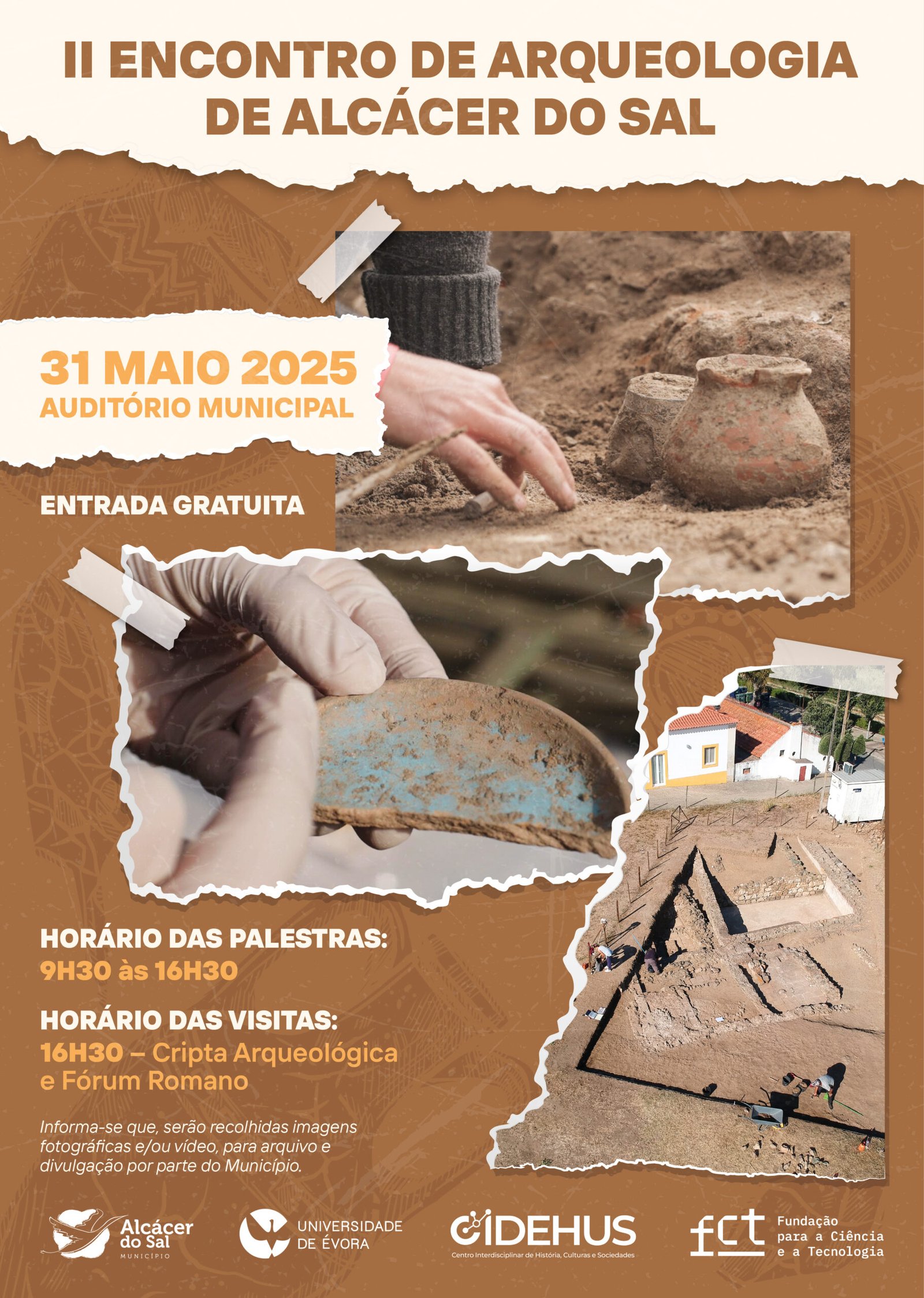 Imagem: Divulgação - Oito palestras marcam 2.º Encontro de Arqueologia de Alcácer do Sal a 31 de maio