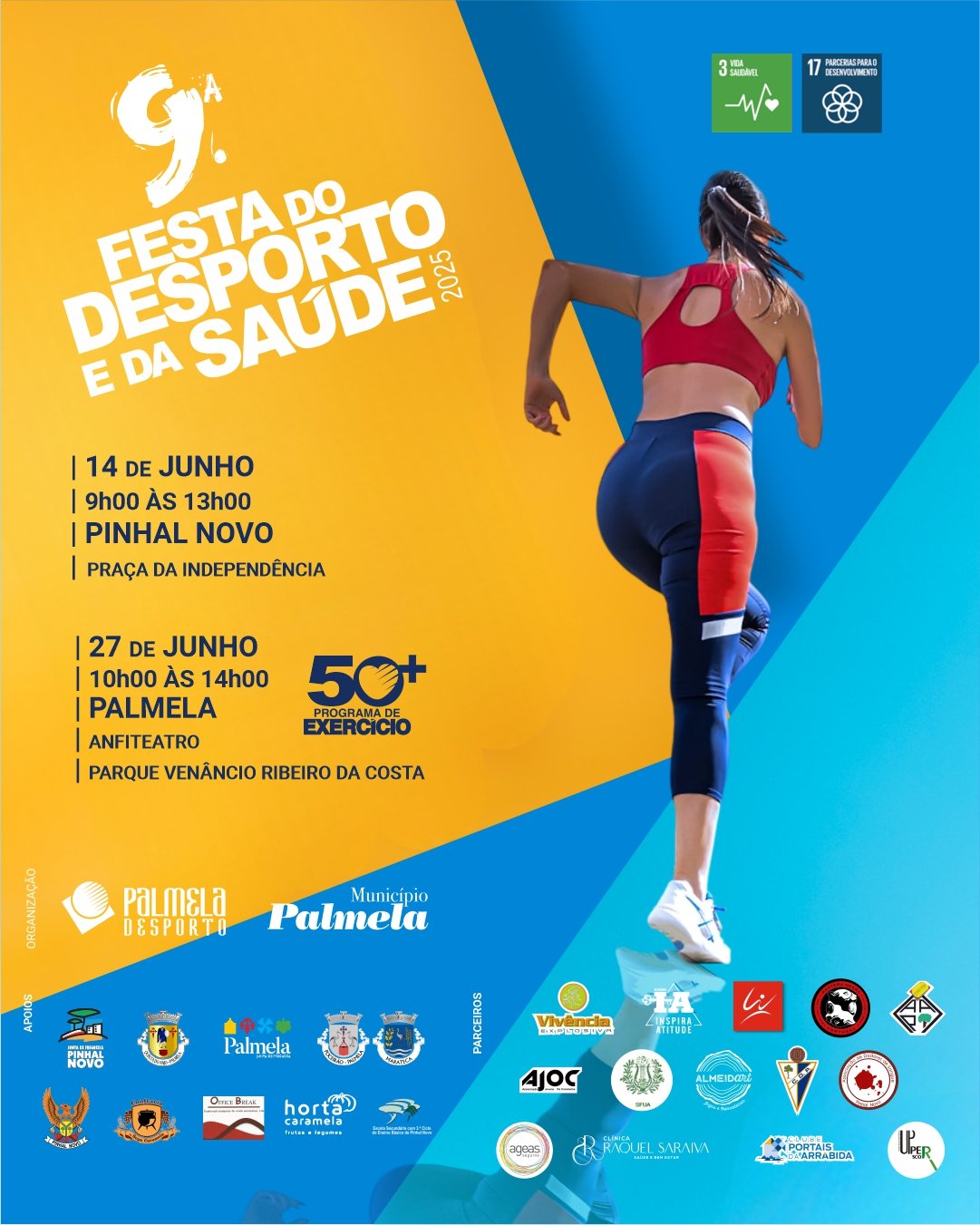 Imagem: Divulgação - Mais de 20 atividades na 9ª Festa do Desporto e da Saúde promovem bem-estar gratuito em Palmela