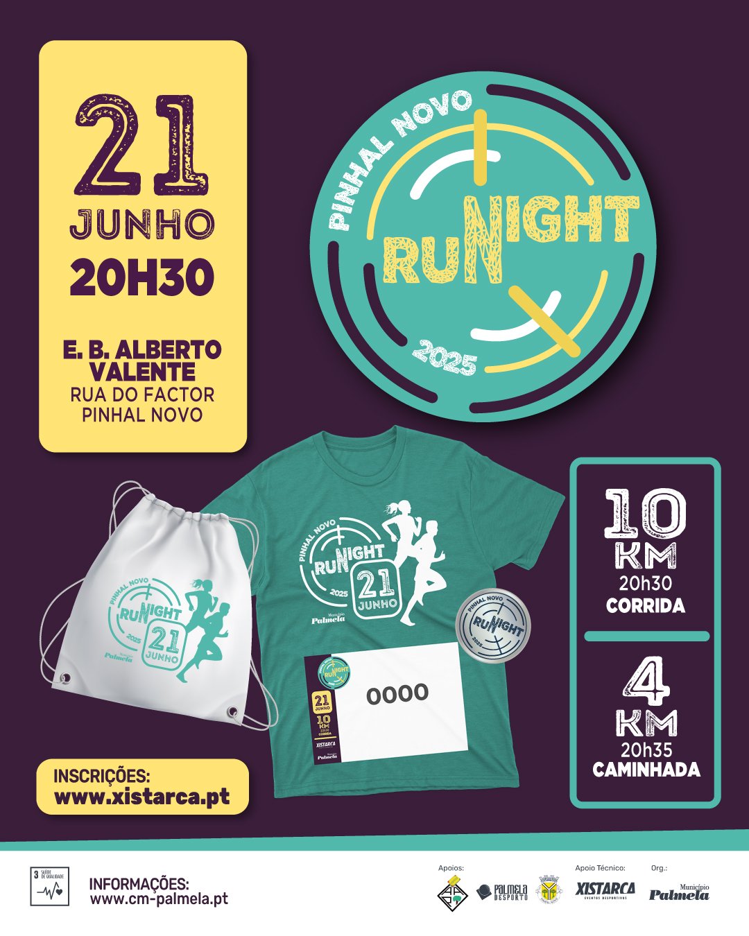 Mais de 10 troféus em disputa na Pinhal Novo Night Run que decorre a 21 de Junho