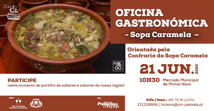 Oficina ensina a preparar a tradicional Sopa Caramela no dia 21 com apoio da confraria