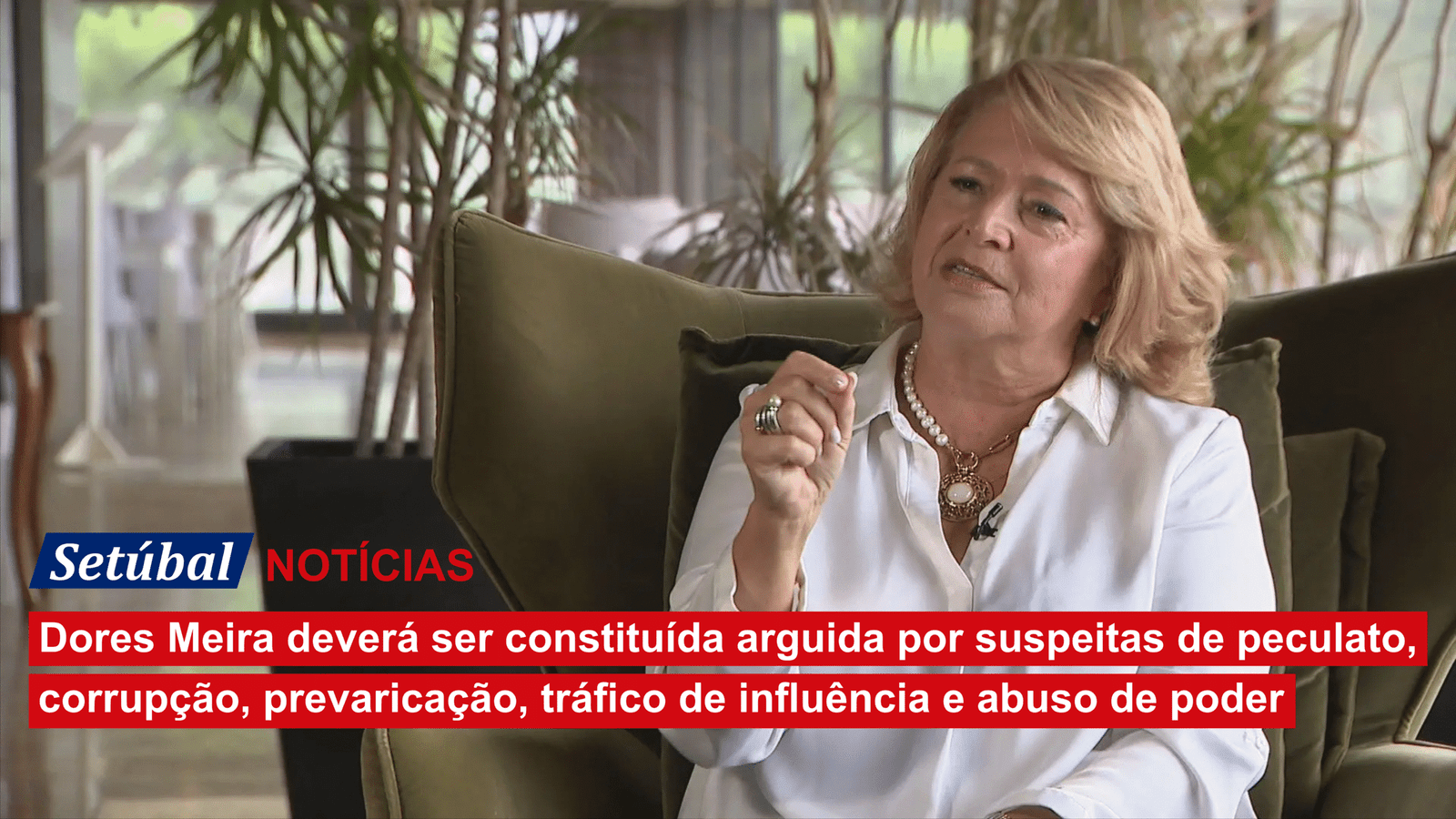 Dores Meira deverá ser constituída arguida por suspeitas de peculato, corrupção, prevaricação, tráfico de influência e abuso de poder