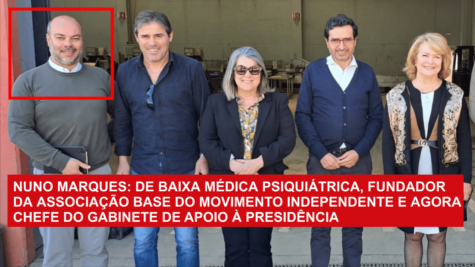 Nuno Marques: De baixa psiquiátrica a chefe de gabinete de Dores Meira