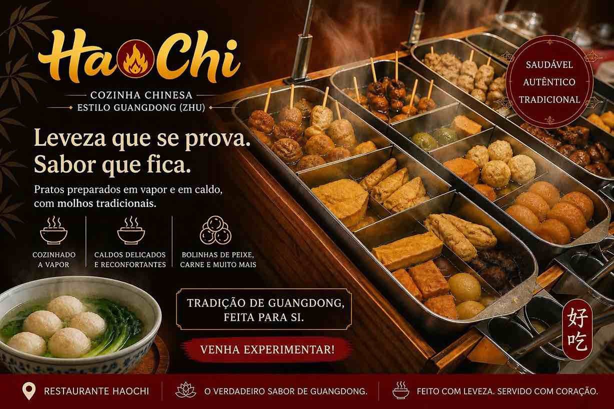 HaoChi reabre hoje em Setúbal com street food de Guangdong